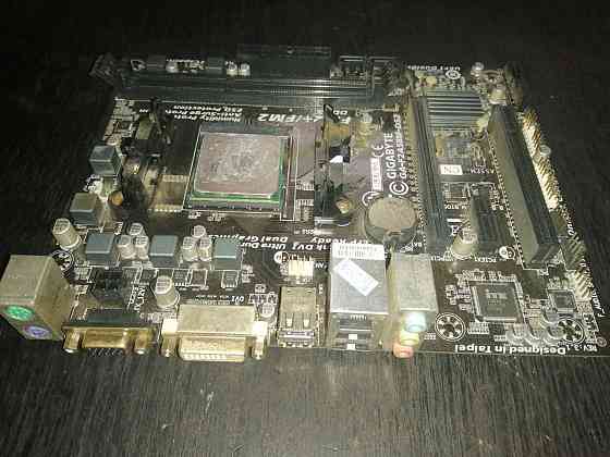 Комплект A4-7300 и плата Gigabyte GA-F2A58M-DS2 с видео Radeon HD 8470D Горловка