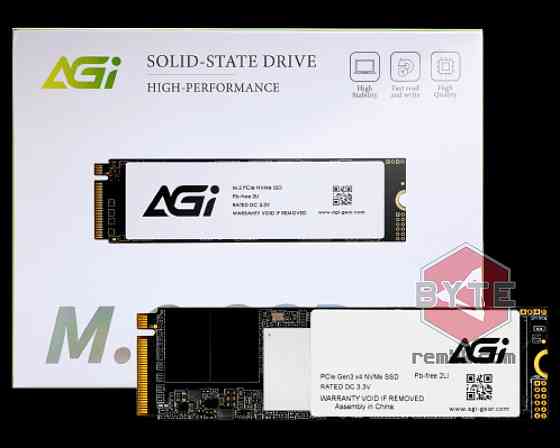 Накопитель SSD AGI 1TB AGI AI218 Client SSD PCIe Gen 3x4 3D TLC (AGI1T0GIMAI218) |Гарантия Донецк