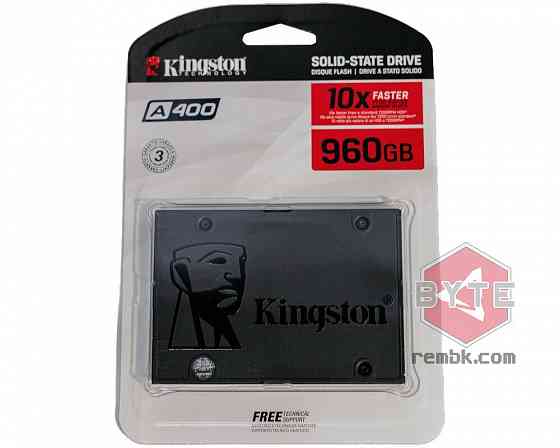 Твердотельный накопитель 960Gb SSD Kingston A400 (SA400S37/960G) |Гарантия Донецк
