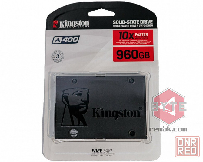Твердотельный накопитель 960Gb SSD Kingston A400 (SA400S37/960G) |Гарантия Донецк - изображение 1