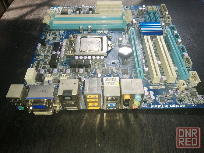 core i5-750 и плата Gigabyte GA-H57M-USB3 с 4гб памяти Горловка - изображение 1