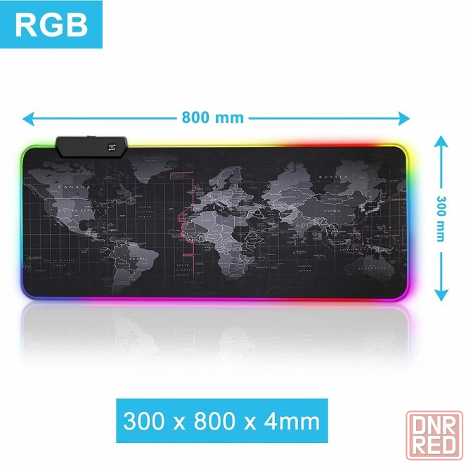 RGB коврик для мыши | Игровая поверхность для мышки с подсветкой | USB Донецк - изображение 3