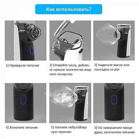 Ультразвуковой небулайзер | Аппарат для ингаляций | Портативный Донецк