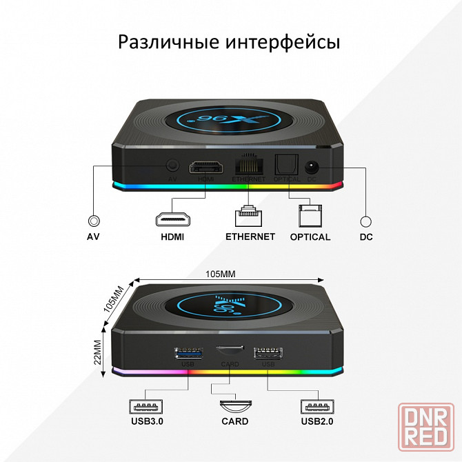 8К android TV приставка 4/64Гб | Смарт ТB приставка для телевизора Донецк - изображение 7