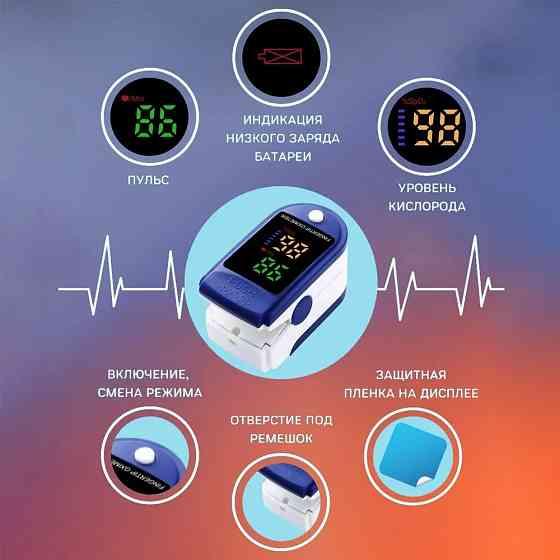 Пульсоксиметр | Измерение пульса и уровня кислорода | Pulse Oximeter Донецк