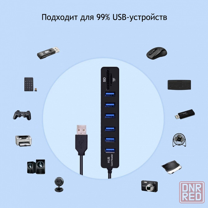 USB 3.1 удлинитель | Расширитель портов | Хаб | Картридер | Переходник Донецк - изображение 7