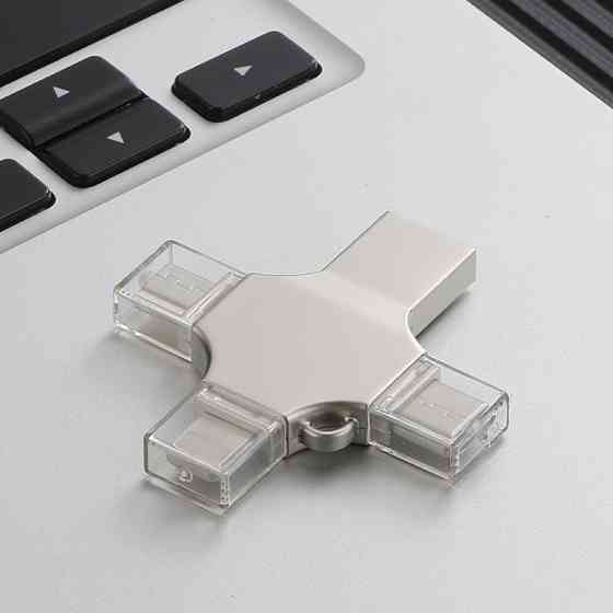 Флешка Y-Disk 80 Мб/с | Накопитель USB 3.0 + Type-C + Micro + Lighting Донецк