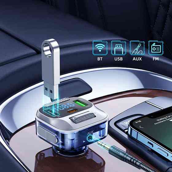 FM-трансмиттер | Bluetooth передатчик | Автомобильный модулятор Донецк