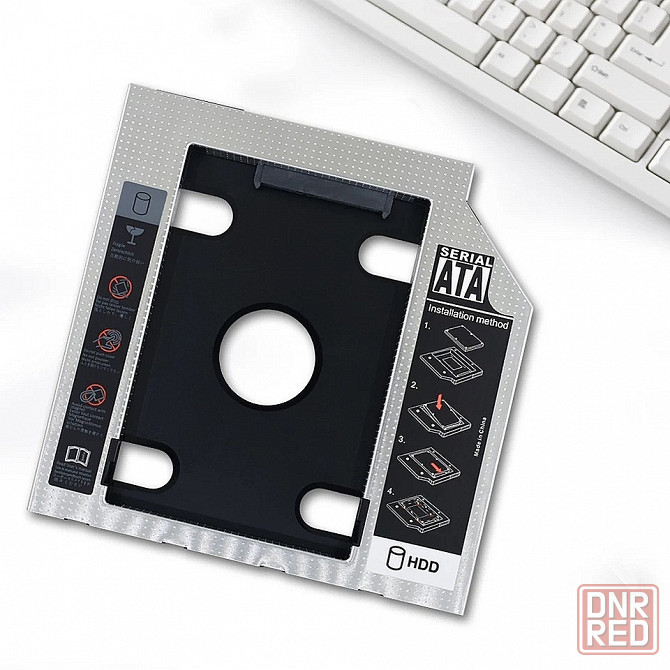 Фрейм переходник с DVD на SSD | Карман для ноутбука | 9.0 / 9.5 / 12.7 Донецк - изображение 1