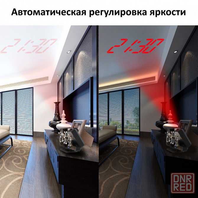 Настольные часы | Электронные часы с проекцией | Термометр + гигрометр Донецк - изображение 7