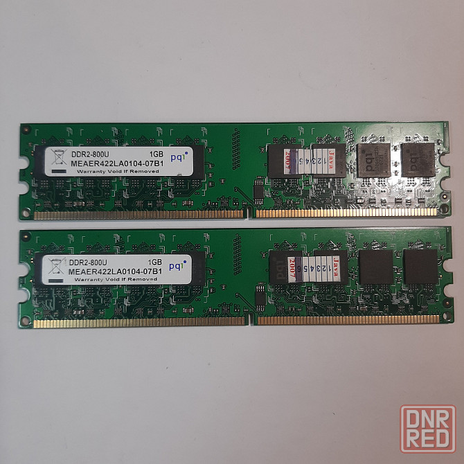 Оперативная память DDR2 1Gb + 1Gb 800MHz Донецк - изображение 1