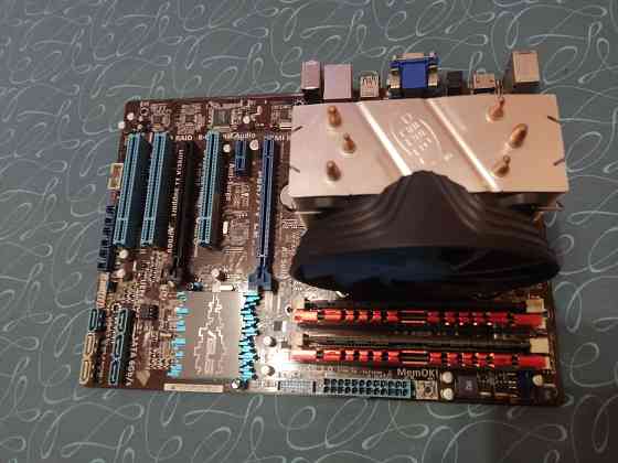 Материнская плата p8h77-vle, Intel Процессор Xeon E3-1230v2 аналог i7 3770 ,башенный кулер,16gb ddr3 Макеевка