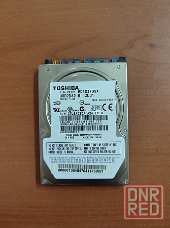 HDD Toshiba 120gb 2,5' Донецк - изображение 1