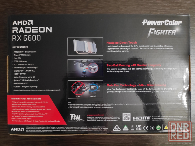 Видеокарта PowerColor AMD Radeon RX 6600 8ГБ GDDR6 Новая Донецк - изображение 4