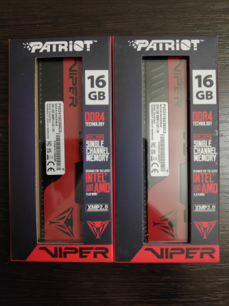 Оперативная память Patriot Viper Elite II 32Gb (комплект 16Gbх2) DDR4 3600MHz Новая Донецк