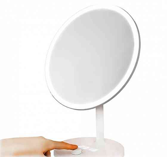 Зеркало косметическое Xiaomi Jordan Judy Round Tray Makeup Mirror NV535 (белое) Макеевка