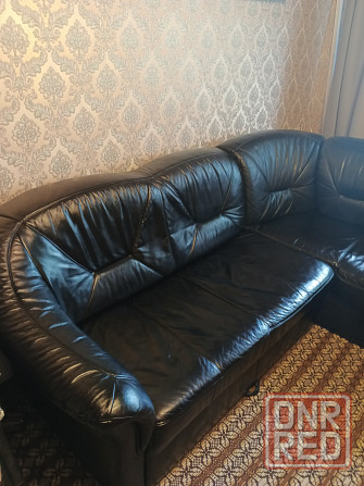 Продам кожаный угловой диван Донецк - изображение 5