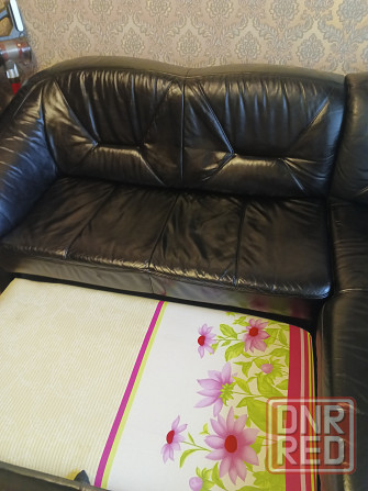 Продам кожаный угловой диван Донецк - изображение 3