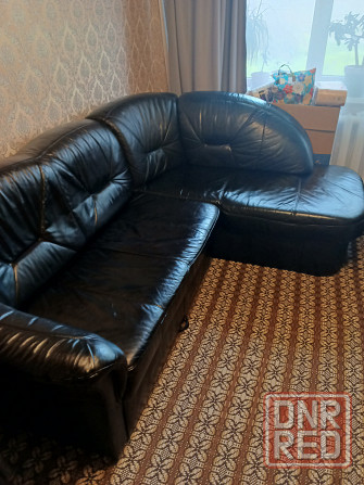 Продам кожаный угловой диван Донецк - изображение 4