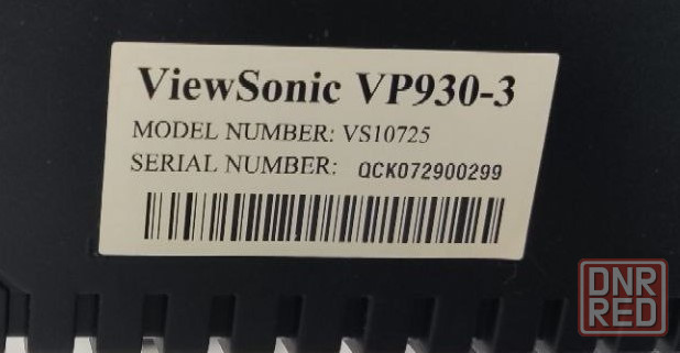 Монитор 19" Viewsonic VP930, 1280x1024, 85 Гц, MVA, 2*VGA, 1*DVI Донецк - изображение 4