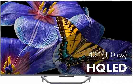 43" Телевизор Haier Smart TV S4, QLED, 4K Ultra HD, серый, Смарт Тв, Android TV Донецк
