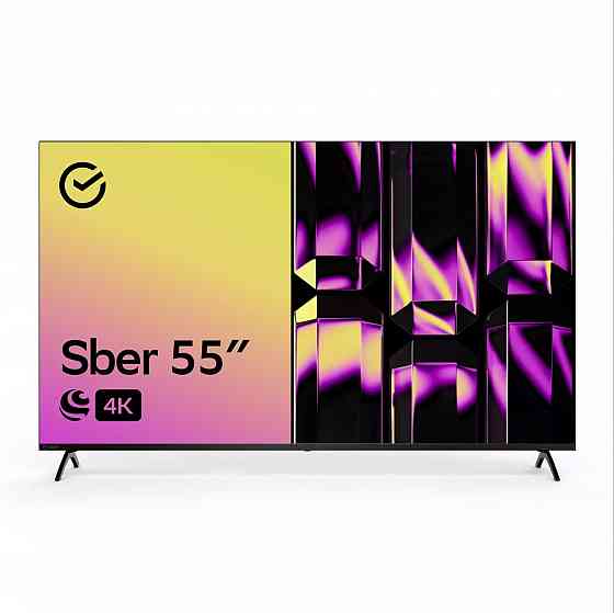 Телевизор Sber SDX-55U4123B, 55"(139 см), UHD 4K Донецк
