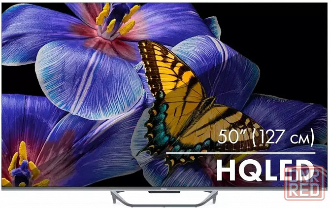 50" Телевизор Haier Smart TV S4, QLED, 4K Ultra HD, серый, Смарт Тв, Android TV Донецк - изображение 1