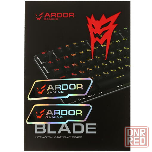Клавиатура проводная ARDOR GAMING Blade, USB, черная, механическая Kailh Red Донецк - изображение 1