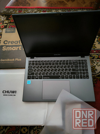 Новый! CHUWI GemiBook plus, 15.6", IPS, Intel N100 до 3.4 ГГц, 4-ядерный, 16ГБ LPDDR5, 512ГБ SSD Донецк - изображение 1
