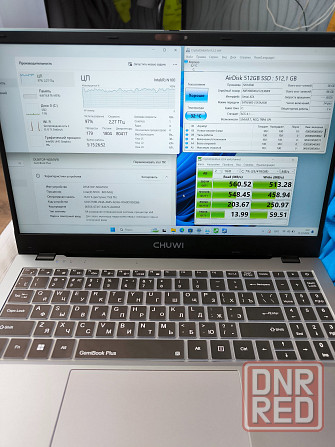 Новый! CHUWI GemiBook plus, 15.6", IPS, Intel N100 до 3.4 ГГц, 4-ядерный, 16ГБ LPDDR5, 512ГБ SSD Донецк - изображение 2