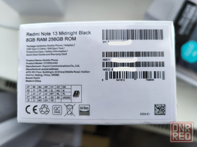 Xiaomi Redmi Note 13 4G 8/256 Global Midnight black Донецк - изображение 3