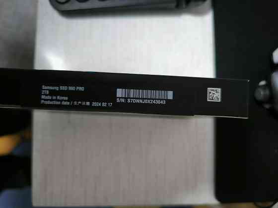 Запечатанный! Samsung 990 pro 2Tb NVME SSD PCIE4.0 Оригинал! Донецк