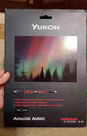 AudioQuest Yukon RCA-RCA, 1.0 м Донецк