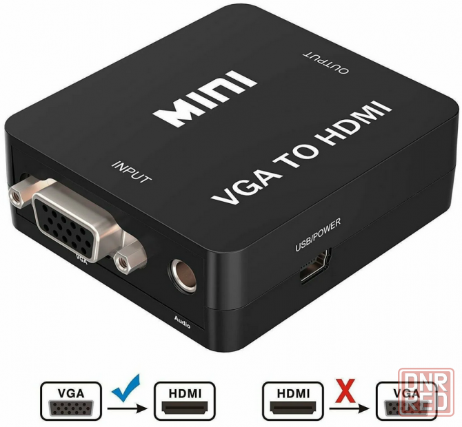 Активный переходник VGA to HDMI Донецк - изображение 1