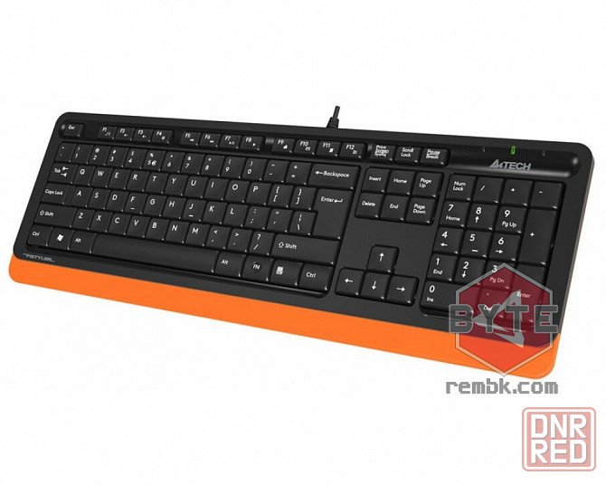 Клавиатура A4Tech Fstyler FK10 Orange-Black USB |Гарантия Макеевка - изображение 1