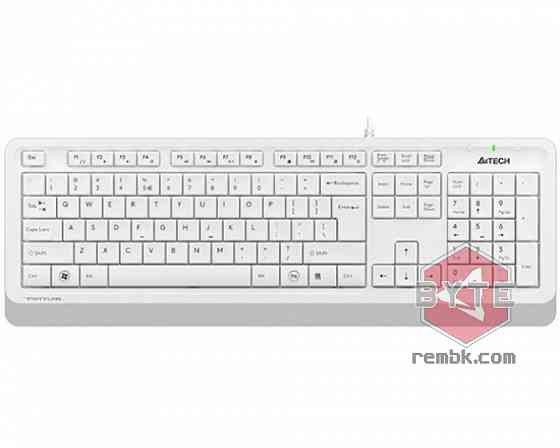 Клавиатура A4TECH Fstyler FK10 белый/серый USB (1147536) |Гарантия Макеевка