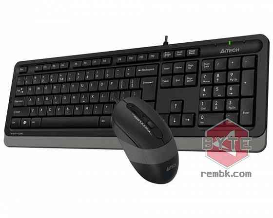 Клавиатура + мышь A4Tech Fstyler F1010 черный/серый USB Multimedia, черный/серый |Гарантия Макеевка