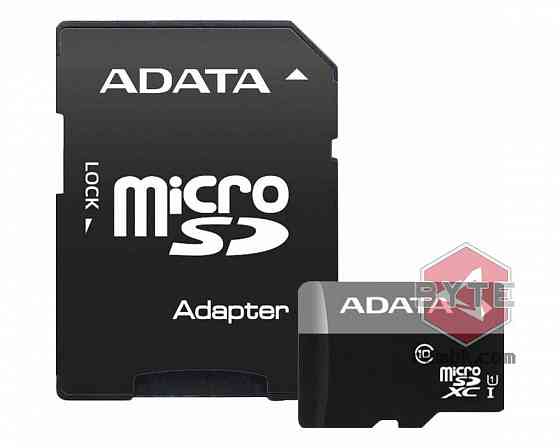 Карта памяти A-DATA MICROSDXC, 64GB, AUSDX64GUICL10-RA1 |Гарантия Макеевка