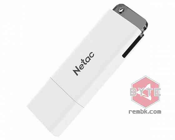 Накопитель USB 3.0 128GB Netac NT03U185N-128G-30WH U185, белый |Гарантия Макеевка