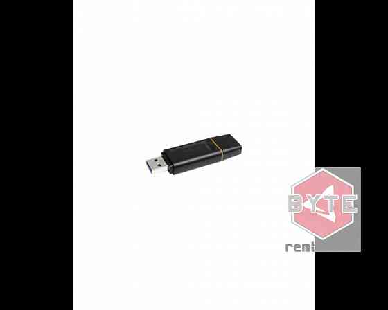 Флешка Kingston DT Exodia 128Гб, USB-A 3.2, чёрный+жёлтый (DTX/128GB) |Гарантия Макеевка