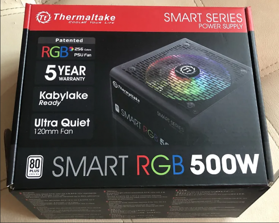 Блок питания 500W Thermaltake Smart RGB (PS-SPR-0500NHSAWE-1) Донецк