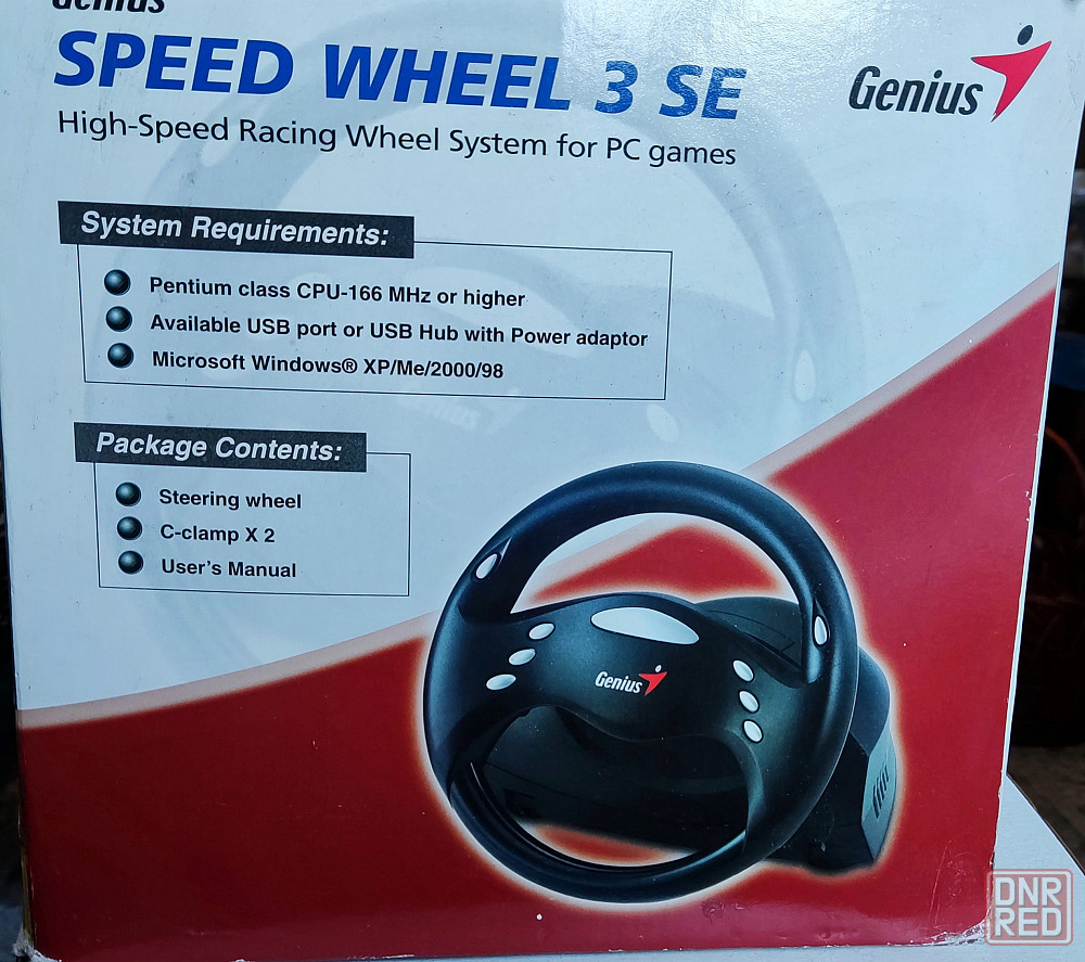 Игровой руль Genius speed wheel 3 se - Приставки Макеевка на DNR.RED