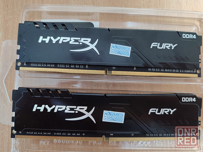 Оперативная память HyperX Fury 2x8 2666(3466) DDR4 Донецк - изображение 1