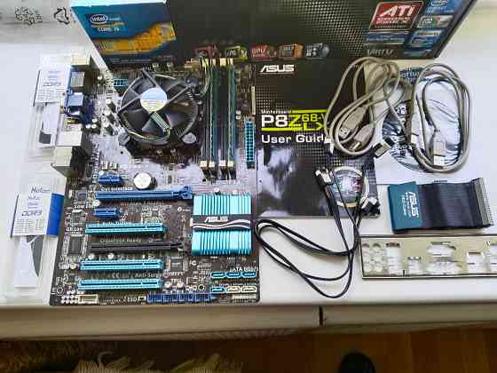 ASUS P8Z68-VLX + Intel Core I5-2500 + Netac Basic 16GB + корпус Cooler Master Elite + DVD RW Донецк