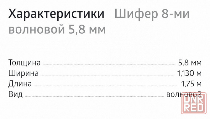 Шифер, 10 листов , новый, Макеевка - изображение 3