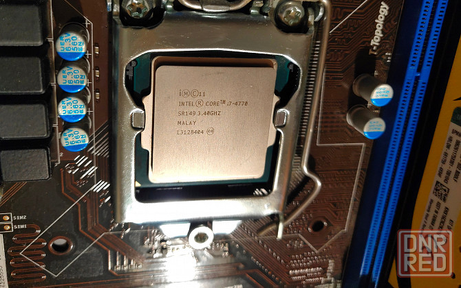 Комплект материнская плата MSI Z97 + процессор Intel i7 4770 + память 2x8Gb Kingston Донецк - изображение 3