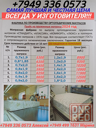 фабрика-изготовитель реализует матрасы, топперы.без посредников и переплат Донецк - изображение 8