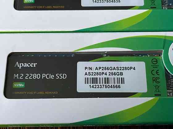 SSD Apacer AS2280P4 256GB M.2 2280 PCIe 3.0x4 3D NAND TLC R2100/WR1300 Донецк