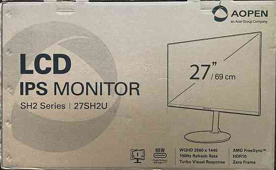 Монитор 27" AOpen (an Acer Group) 27SH2U WQHD 2560x1440 IPS 100Hz, 1ms Донецк