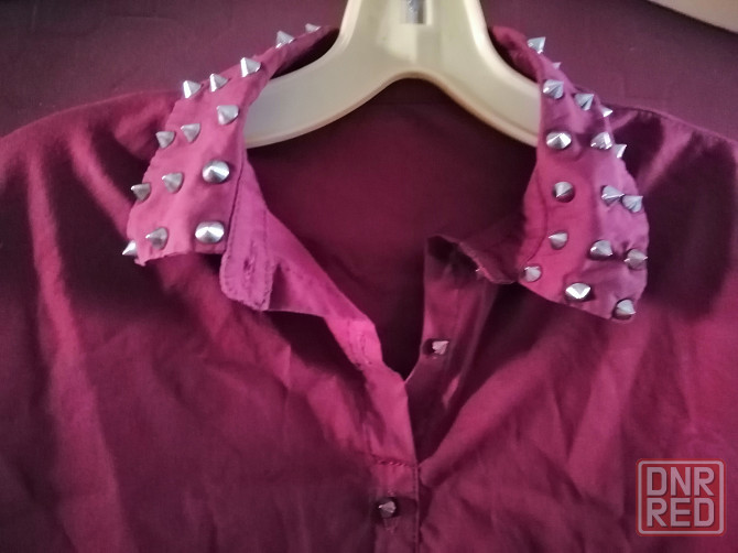 Продам блузу блузку рубаху сорочку шипы, р. 42-44 Донецк - изображение 3